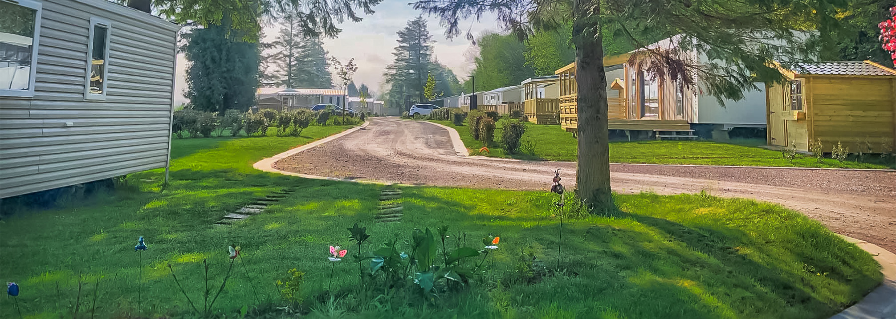 cadre calme et ombrage